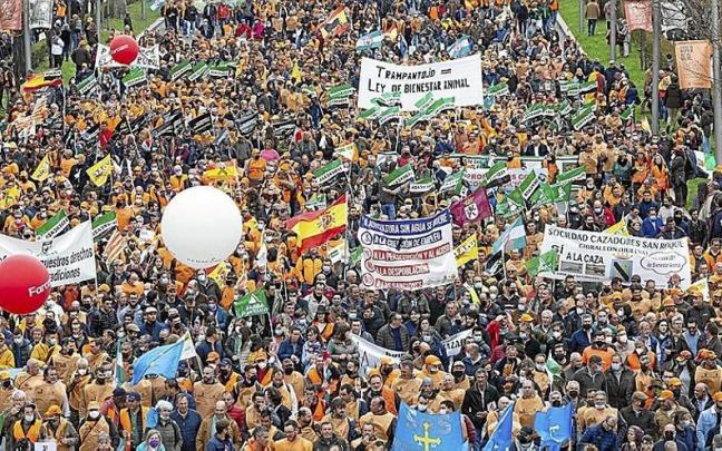 Movilizaci&oacute;n de cazadores en Madrid.