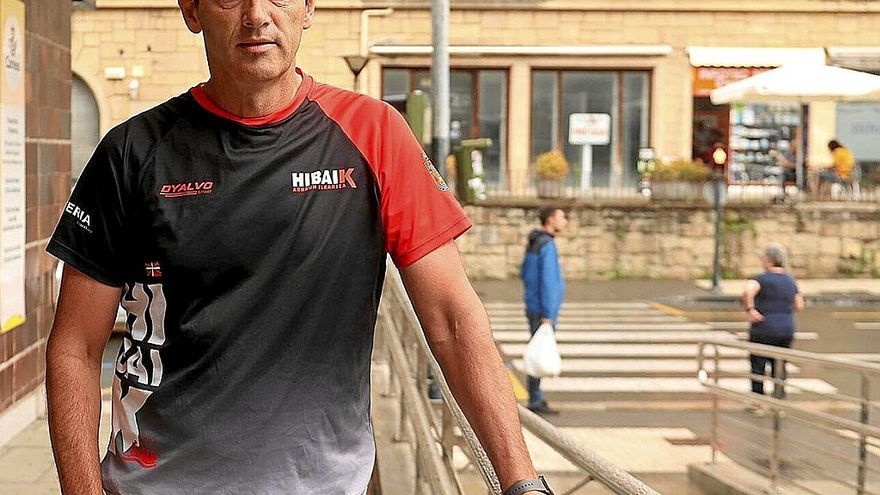 Iñaki Mendizabal, entrenador de Hibaika