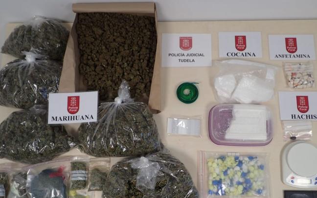 Imagen de la droga incautada