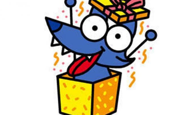 Sticker seleccionado por Facebook.