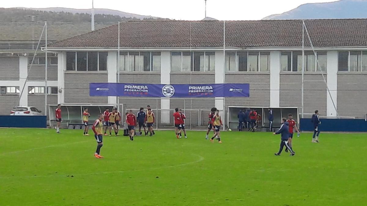 Imágenes del entrenamiento de Osasuna de este miércoles