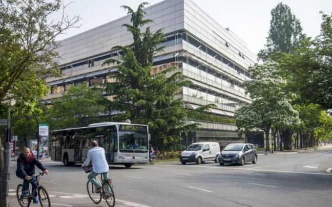 Palacio de Justicia de Vitoria, en Avenida de Gasteiz.