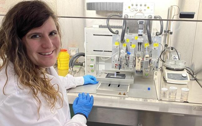 La investigadora Dorleta Jim&eacute;nez de Aberasturi