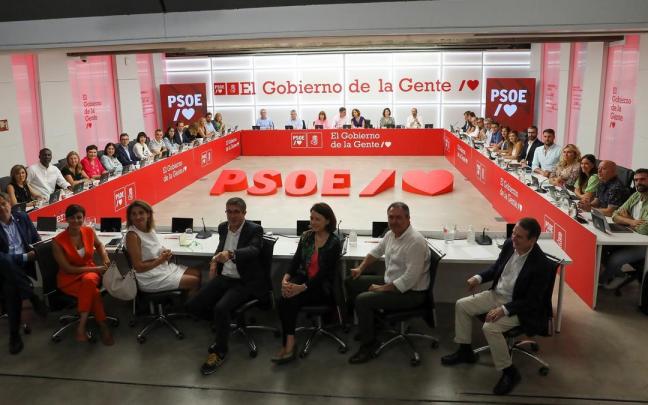 Ejecutiva Federal del PSOE, en una imagen de archivo.