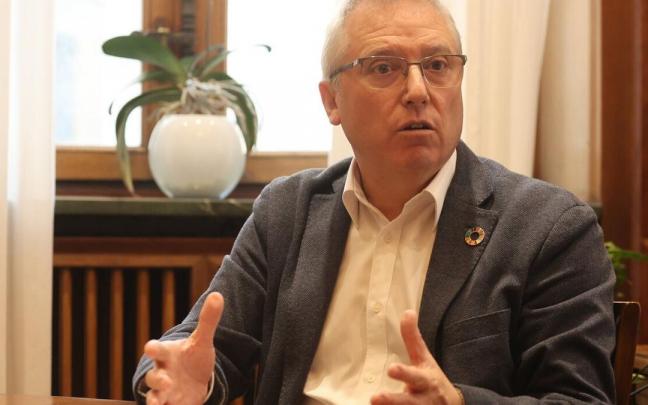 Un momento de la entrevista a Jos&eacute; Ignacio Asensio