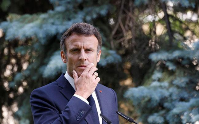 El presidente franc&eacute;s Emmanuel Macron.