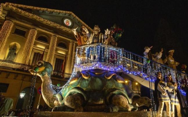 La cabalgata de Pamplona del año 2020.