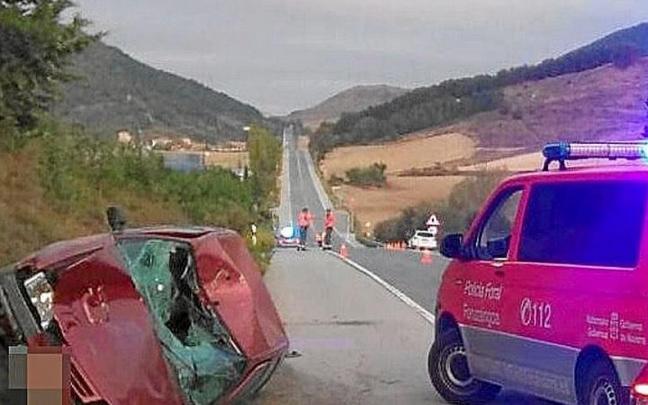 Imagen del atropello mortal en Berrioplano.