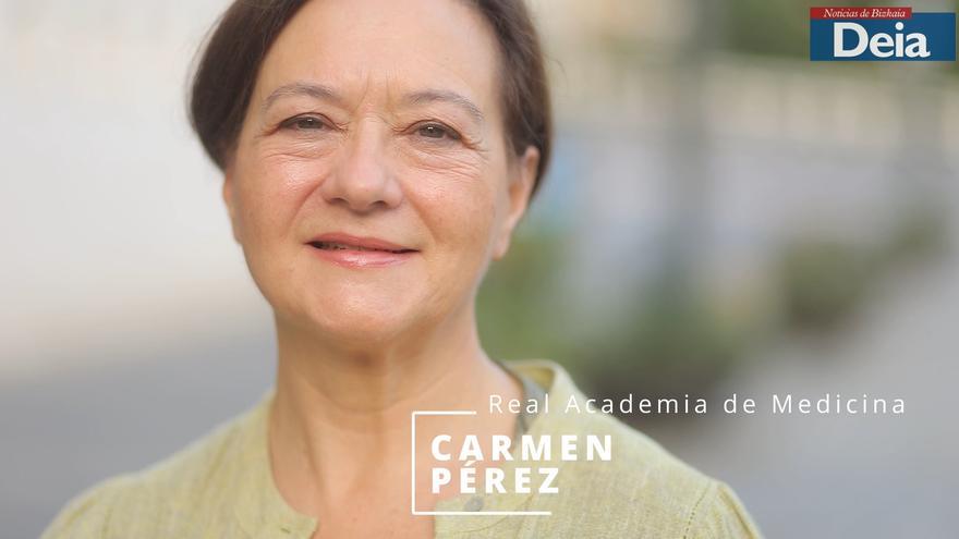 Carmen Pérez Rodrigo, la primera mujer en ingresar en la Real Academia de Medicina del País Vasco nació en Alonsotegi