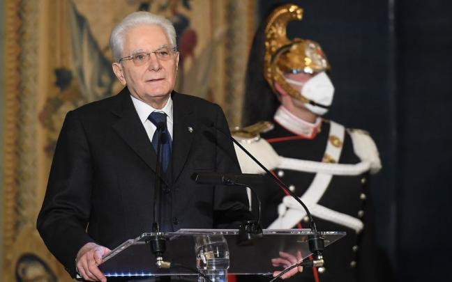 El presidente italiano Sergio Mattarella.