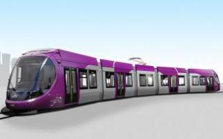 Maqueta de las unidades que CAF suministrará a Tel Aviv.