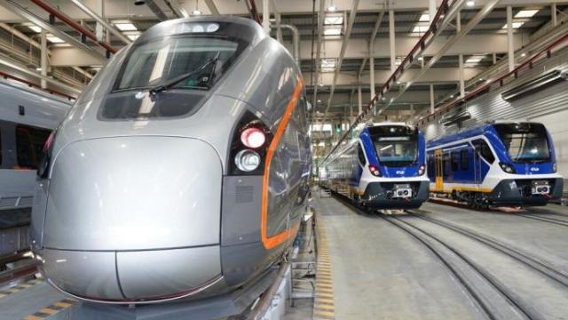 Nave de pruebas de CAF en Beasain.