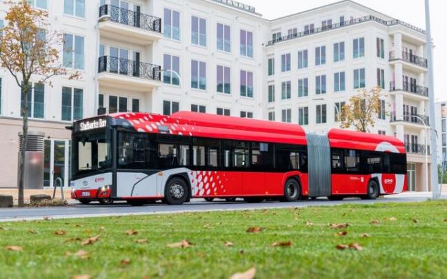 Autobús eléctrico de la filial Solaris