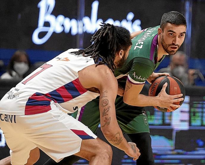 El duelo ante el Unicaja es uno de los dos que de momento tiene aplazados el TD Systems Baskonia. Foto: Área 11