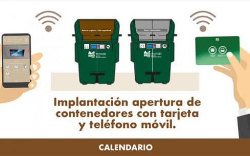 Consulte cuándo se implantará el contenedor con tarjeta en su zona Consulte cuándo se implantará el contenedor con tarjeta en su zona