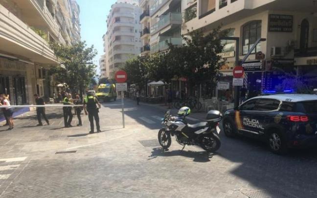 Calle de Marbella donde ha ocurrido el arrollamiento Calle de Marbella donde ha ocurrido el arrollamiento