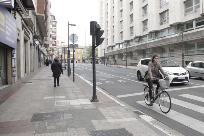 Calle La Paz, donde ocurrieron los hechos.