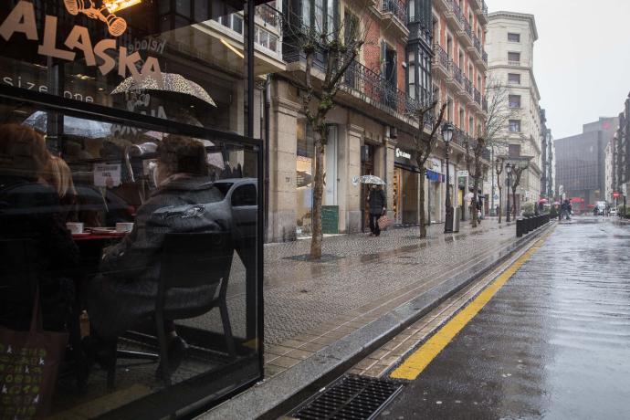 La calle Marqués del Puerto está entre las preferidas de quienes buscan abrir un negocio en Bilbao