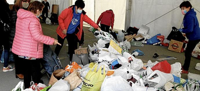 Calzado para los refugiados: Álava responde a la llamada de Zaporeak