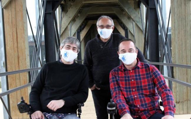 Rubén Zulueta, José Ignacio Fernández y Antonio González, miembros de CaMinus.