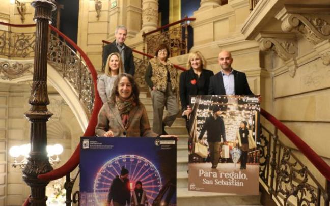 Presentación de la campaña de promoción del comercio local donostiarra.