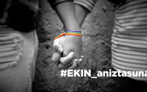 Imagen de la campaña #Ekin_aniztasuna de EITB. Imagen de la campaña #Ekin_aniztasuna de EITB.