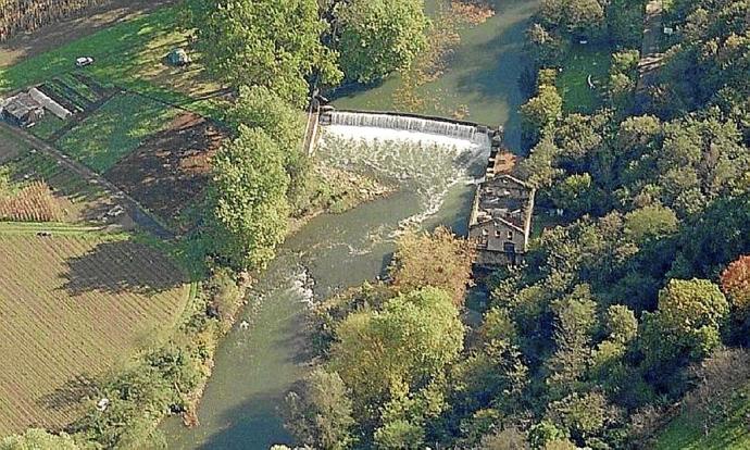 Imagen de la zona donde se construirá el canal de aguas bravas de Usurbil. Foto: N.G.