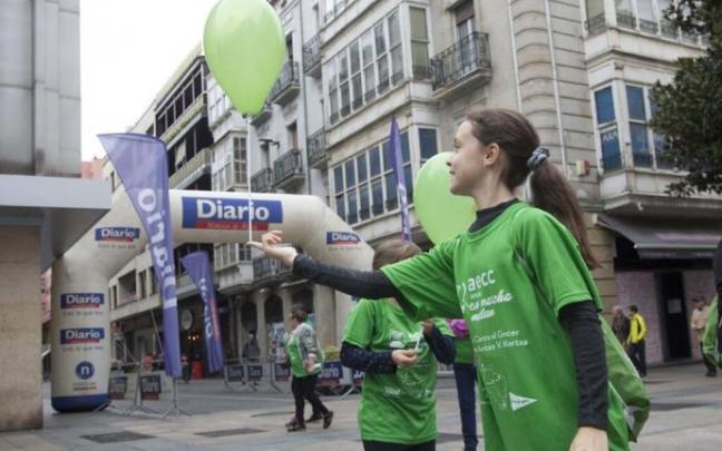 Participantes en la Marcha Contra el Cáncer organizada por la Asociación Española Contra el Cáncer (AECC) en octubre. Participantes en la Marcha Contra el Cáncer organizada por la Asociación Española Contra el Cáncer (AECC) en octubre.