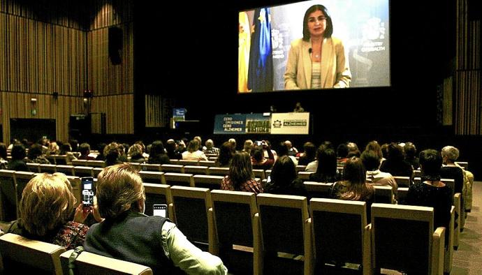 Clausura ayer del congreso nacional sobre Alzheimer y otras demencias en Gasteiz. Foto: Pilar Barco