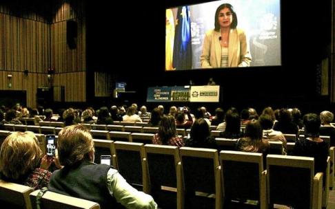 Clausura ayer del congreso nacional sobre Alzheimer y otras demencias en Gasteiz. Foto: Pilar Barco