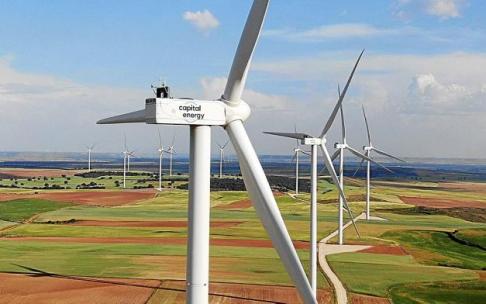 Parque eólico de Capital Energy. Foto: N.G. Parque eólico de Capital Energy. Foto: N.G.
