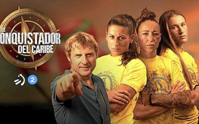 Las tres capitanas de 'El Conquistador del Caribe'. Foto: EITB