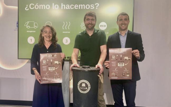 Presentación de la campaña de recogida de resto de café en las sociedades.