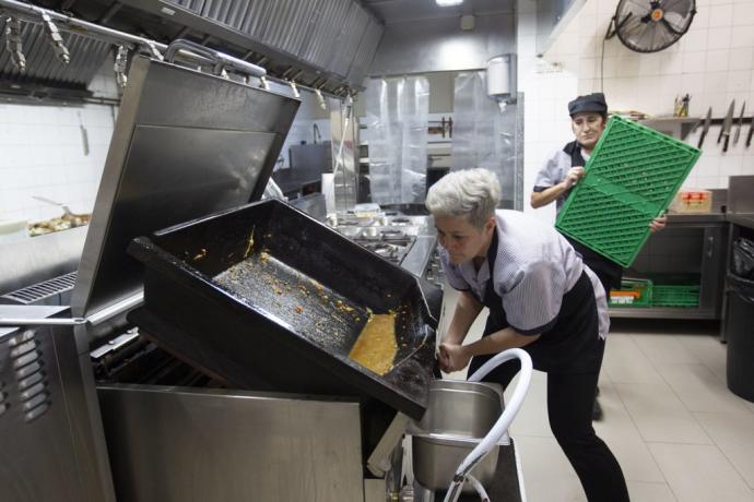 Comedor social Señora Madre de de los Desamparados, gestionado por Cáritas.