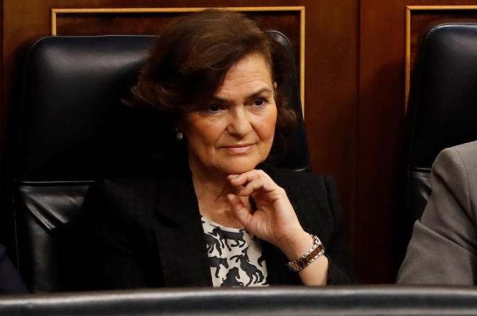 La exvicepresidenta primera del Gobierno español, Carmen Calvo.