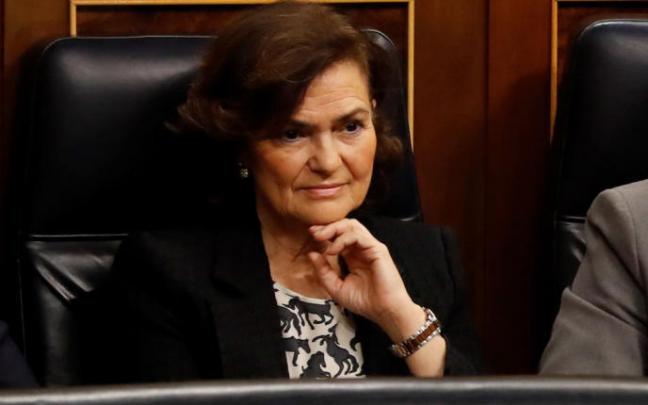 La exvicepresidenta primera del Gobierno español, Carmen Calvo. La exvicepresidenta primera del Gobierno español, Carmen Calvo.