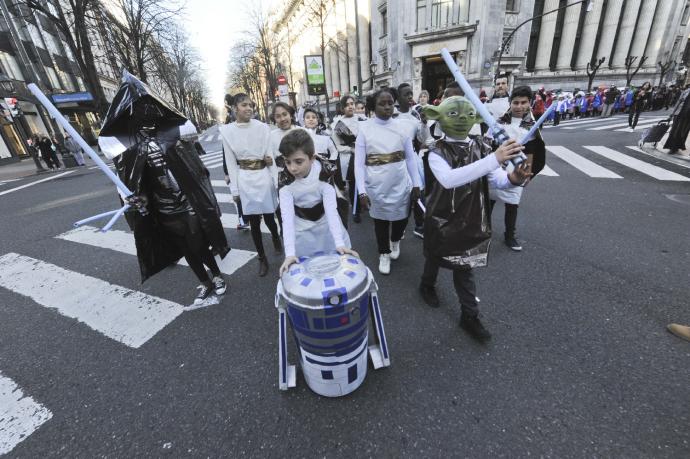 Imagen de archivo del último desfile de Carnaval que se celebró en Bilbao