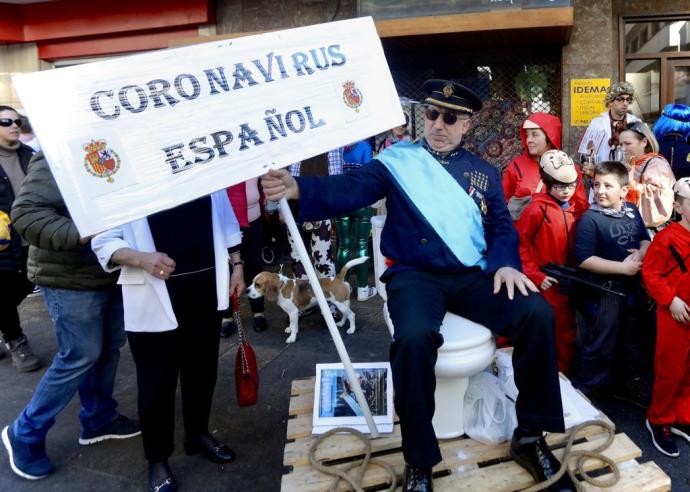 Desfile del Lunes Gordo de los Carnavales de Tolosa de 2020, los últimos en celebrarse