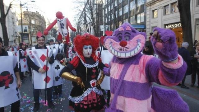 Desfile de carnaval.