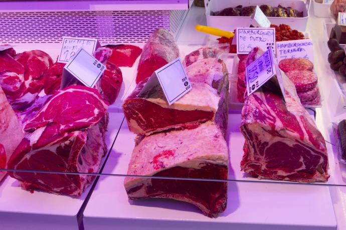 Los productos frescos, como la carne, están acusando una mayor inflación.