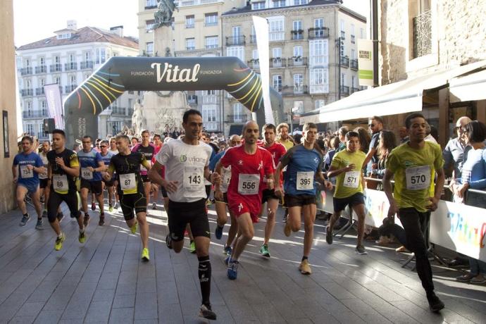 Carrera de empresas realizada en 2019 en Vitoria