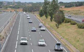 Imagen de una carretera vasca. Imagen de una carretera vasca.
