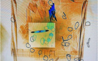 Imagen del escaner de Correos de una de las cartas amenazantes detectadas Imagen del escaner de Correos de una de las cartas amenazantes detectadas