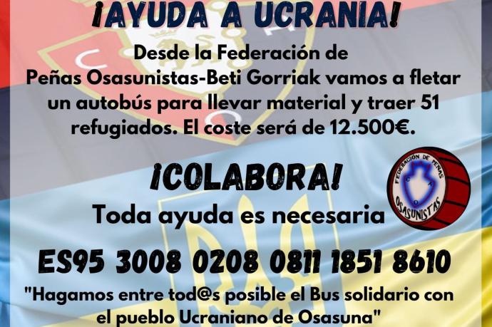 Cartel de la Federación de Peñas de Osasuna.