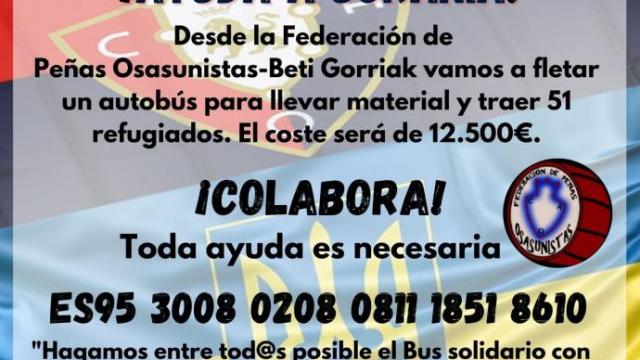 Cartel de la Federación de Peñas de Osasuna.