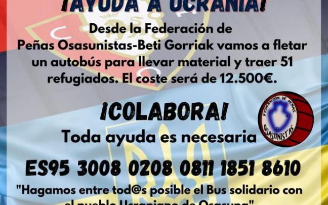 Cartel de la Federación de Peñas de Osasuna.