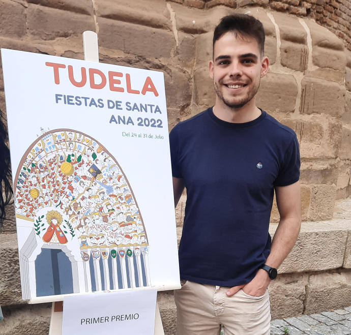 'La fiesta pintada', del tudelano Francisco Javier Larreta Perales