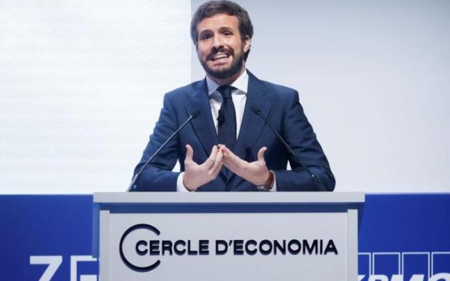 Pablo Casado interviene en la reunión del Cercle Pablo Casado interviene en la reunión del Cercle