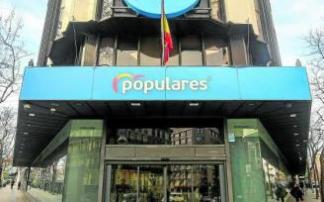La sede estatal del Partido Popular en la calle Génova de Madrid. Foto: Europa Press La sede estatal del Partido Popular en la calle Génova de Madrid. Foto: Europa Press