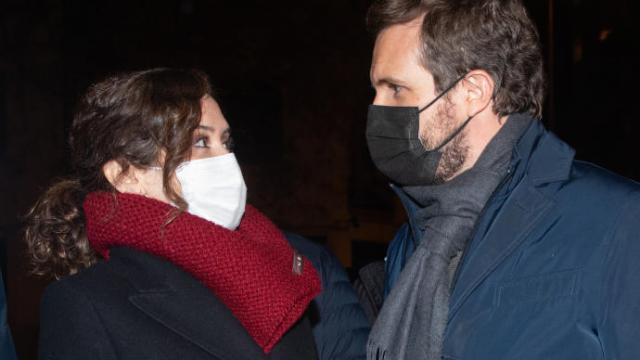 Ayuso y Casado en una imagen del pasado mes de enero.